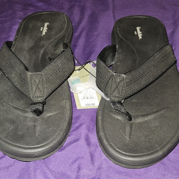 Goodfellow & Co Mens Black Ian Flip Flop Thong Sandals Easy On & Off Swim Sz 13 - Picture 11 of 11